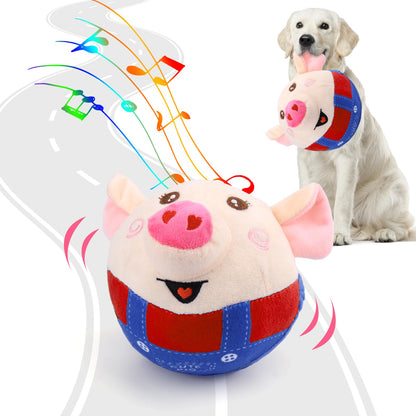 Interaktives elektrisches Plüsch-Springspielzeug für Hunde