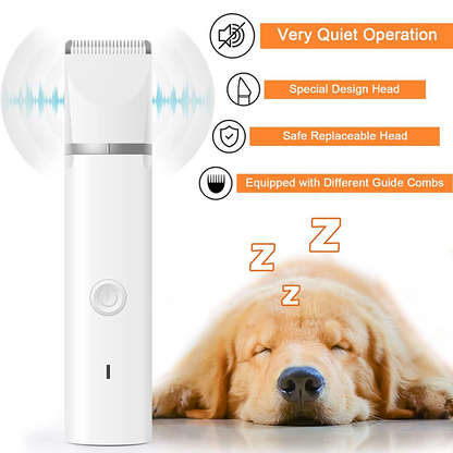 Kit de aseo inalámbrico para mascotas 4 en 1