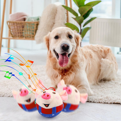 Interaktives elektrisches Plüsch-Springspielzeug für Hunde