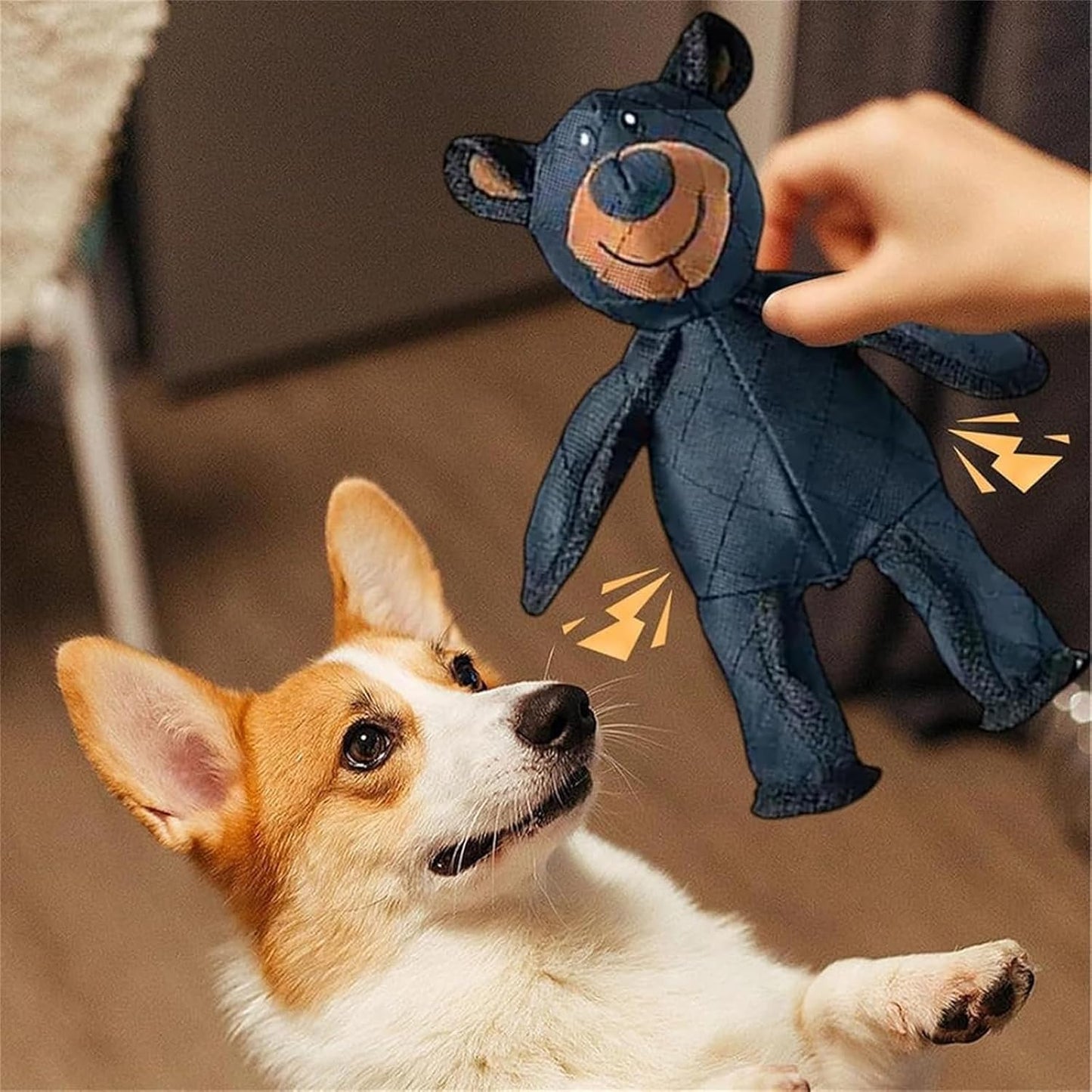 2pcs Indestructible Dog Toy 2025 – unbreakable bear plush, chew-proof & squeaky. For aggressive chewers & anxiety relief
