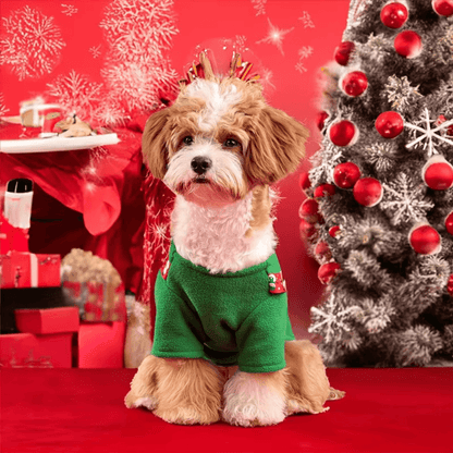 Christmas Elk Dog Dress