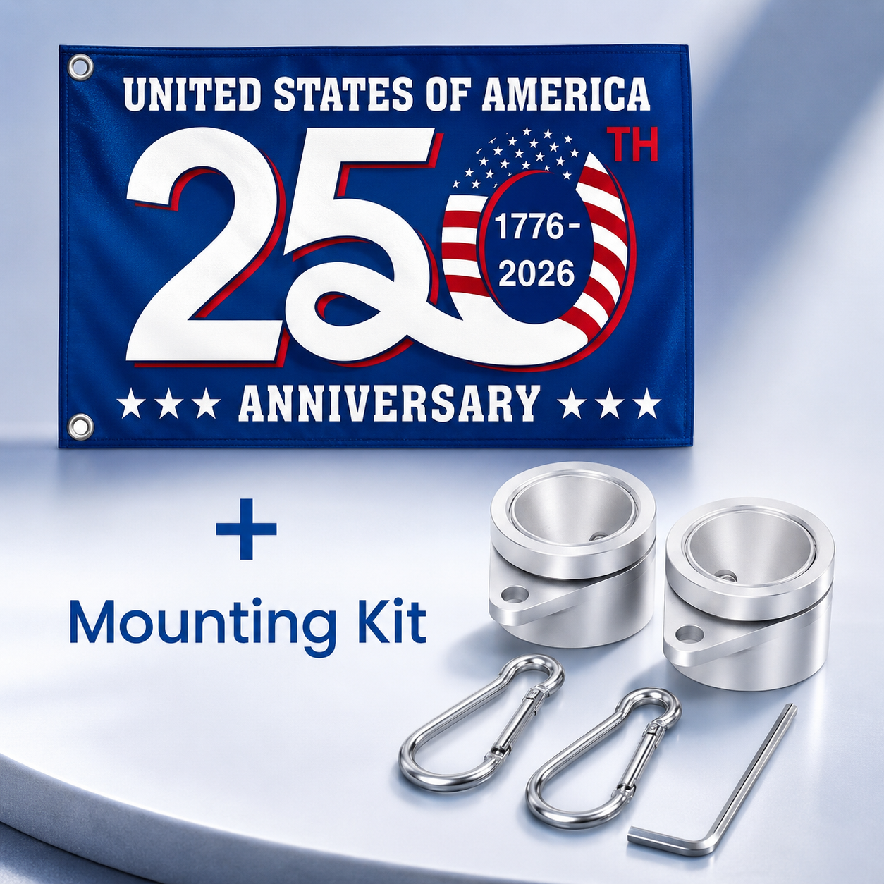 1776–2026 America 250th Anniversary Flag – Patriotic USA Decoration