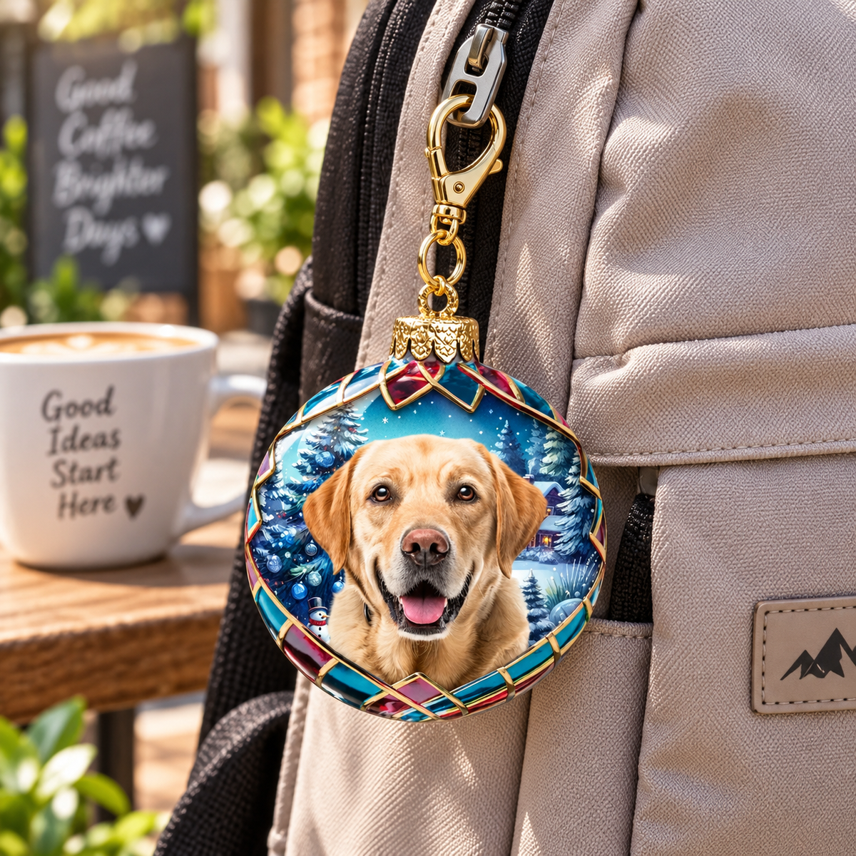 Personalized Dog Cat Photo Ornament, Custom Pets Make Our Lives Whole Acrylic Keepsake, Gift for Pet Lover Dog Mom Cat Dad