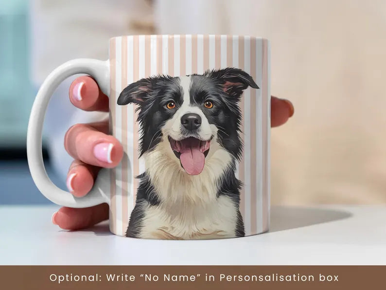 Personalized Pet Photo Mug with Name, Custom Dog Cat Coffee Cup, Gift for Dog Mom Cat Dad Pet Lover