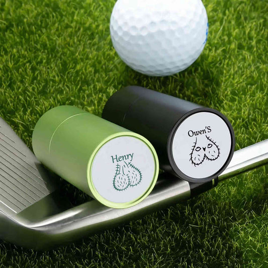 Personalized Funny Golf Ball Stamp with Name, Custom Golf Ball Marker Stamp, Golf Gift for Men, Golf Accessories for Golfers, Reusable Golf Ball Stamper