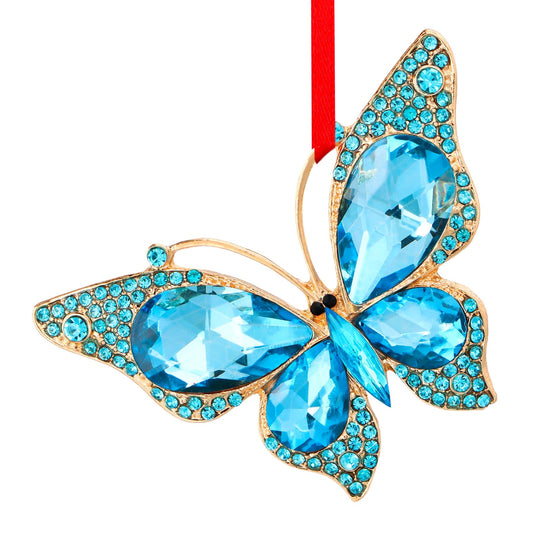 Butterfly Christmas Ornaments 2025, Beautiful Monarch Butterflys Ornament for Tree, Fancy Cute Christmas Ornaments for Kids Girls