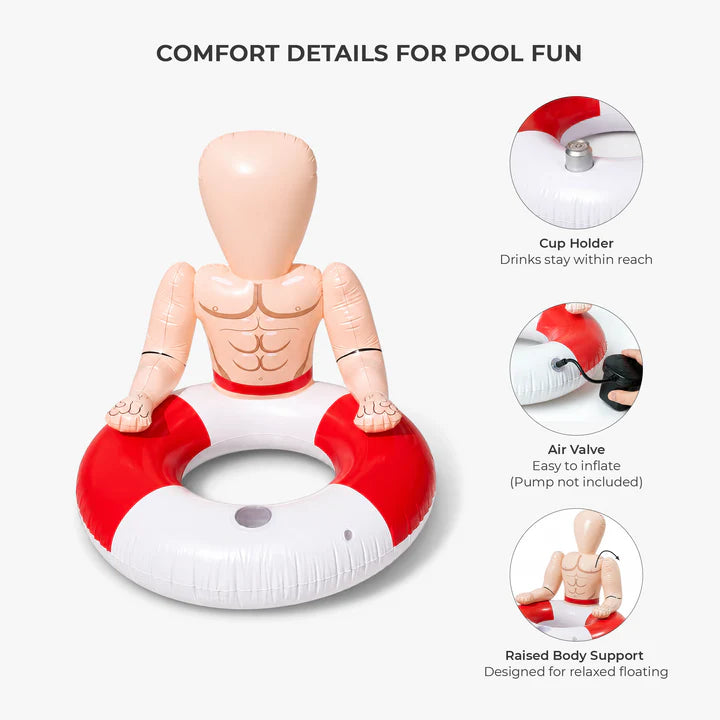 Pool Float with Face Photo - Personalized Summer Gifts for Friends