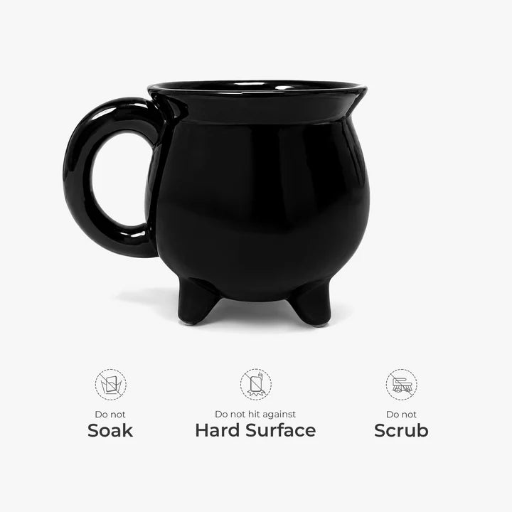 [3D Printing Effect] Moonlit Witch Cauldron Coffee Mug - Personalized Halloween Gifts for Her