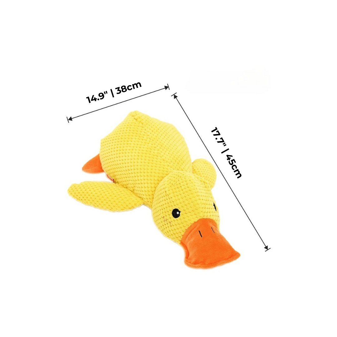 Durable Plush Carrot Dog Toy – Crinkle & Multi-Squeaks Calming Toy for All Breed Sizes