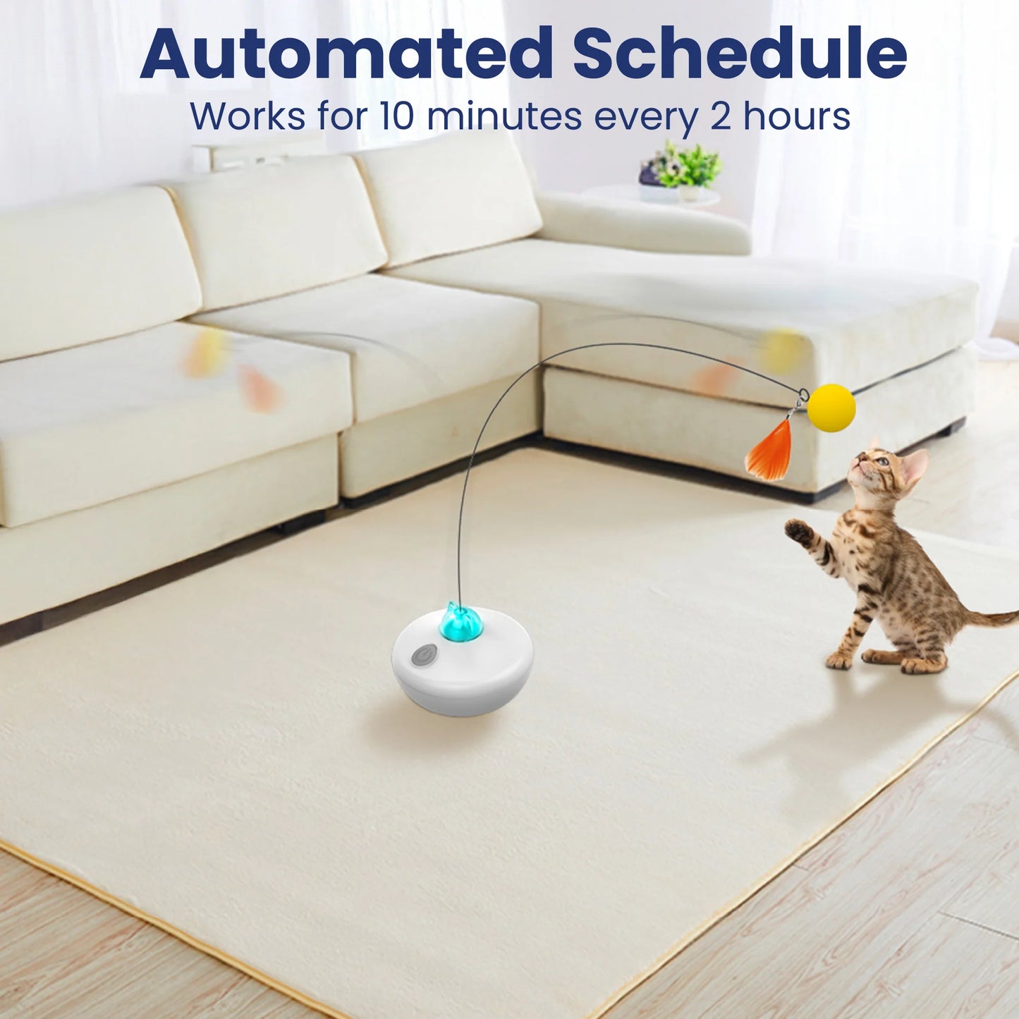 Interactive Rechargeable Cat Exercise Tumbler Toy