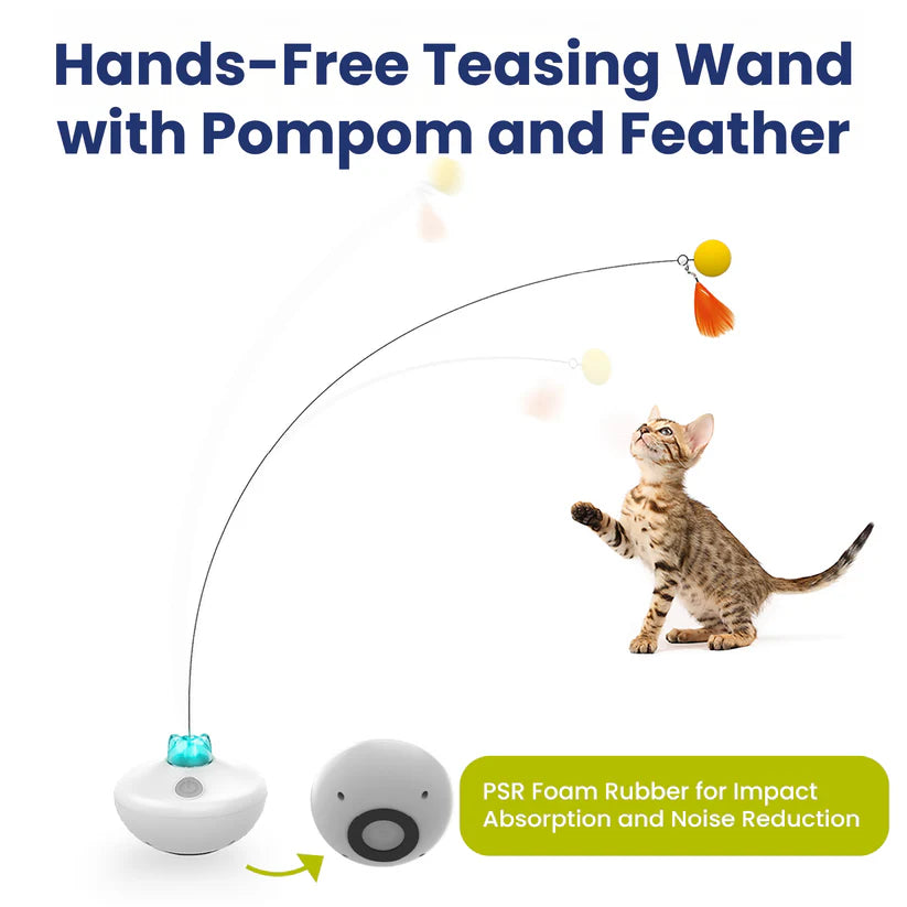 Interactive Rechargeable Cat Exercise Tumbler Toy