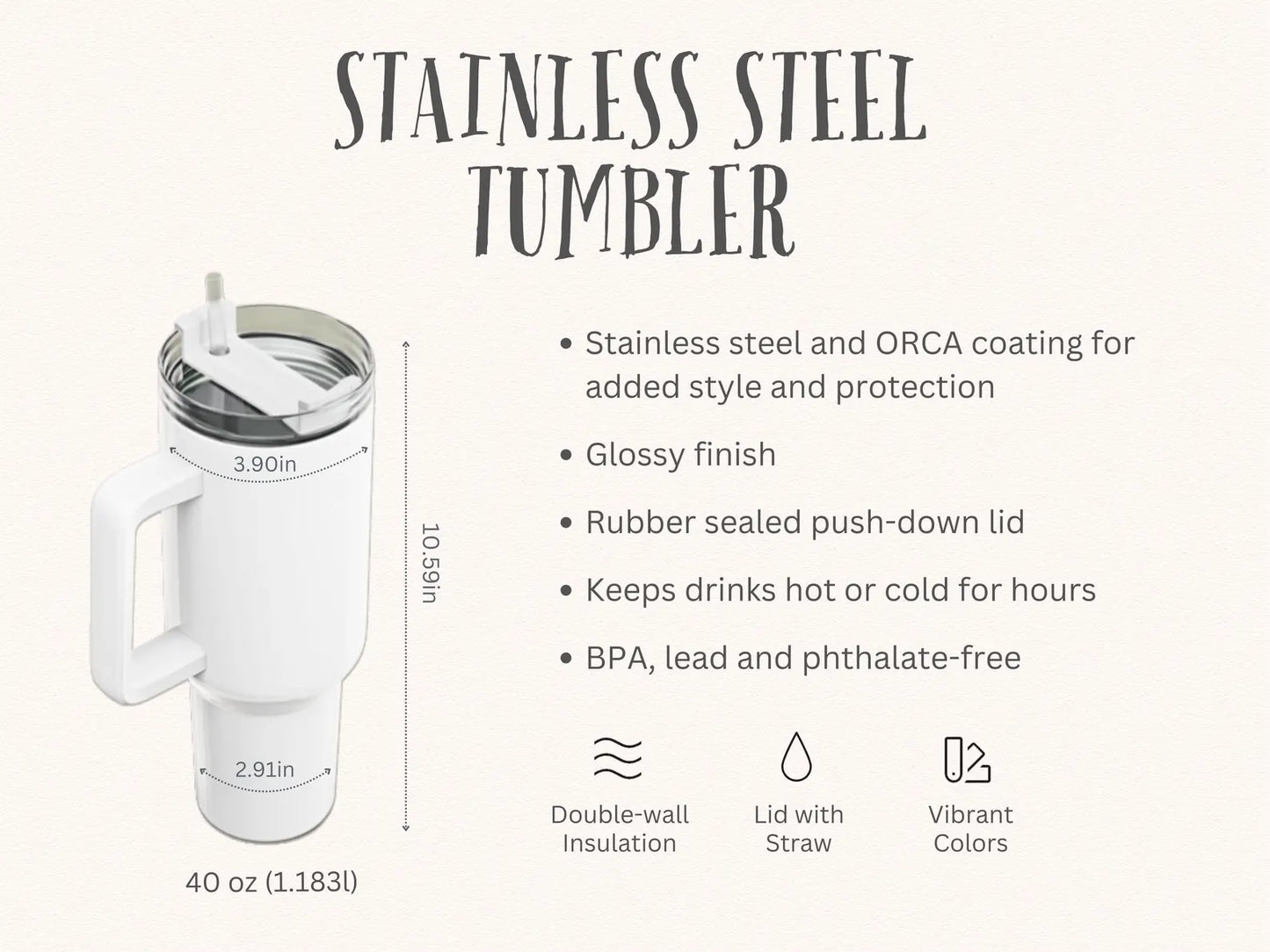 Custom World Cup 2026 Tumbler | Personalized Soccer Fan Gifts | WC 2026 Gifts | 40 oz Tumbler | Football Lover Gifts