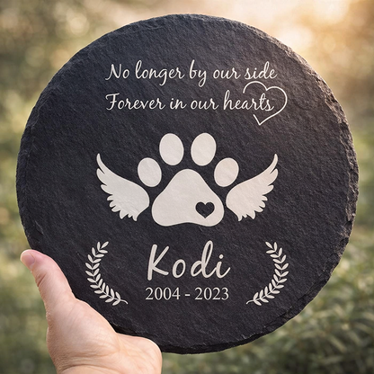 Personalized Pet Memorial Stone for Dogs and Cats
