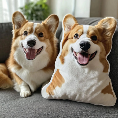 Individuelles Katzenfoto-Kissen, Geschenk für Tierliebhaber, Hundekissen, Haustier-Porträtkissen, Haustier-Erinnerungskissen