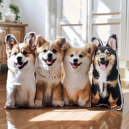 Individuelles Katzenfoto-Kissen, Geschenk für Tierliebhaber, Hundekissen, Haustier-Porträtkissen, Haustier-Erinnerungskissen