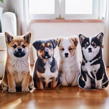 Individuelles Katzenfoto-Kissen, Geschenk für Tierliebhaber, Hundekissen, Haustier-Porträtkissen, Haustier-Erinnerungskissen
