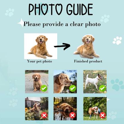 Individuelles Katzenfoto-Kissen, Geschenk für Tierliebhaber, Hundekissen, Haustier-Porträtkissen, Haustier-Erinnerungskissen