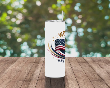 Personalized Soccer Tumbler with Name, Custom 20oz Stainless Steel Football Fan Travel Cup, 2026 Tournament Gift for Soccer Lover
