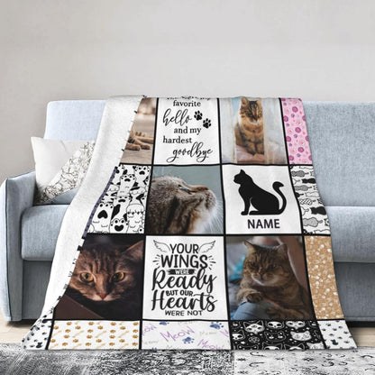 Personalisierte Hundefoto-Gedenkdecke, personalisierte Haustier-Gedenkgeschenke für Hunde, Trauergeschenk bei Verlust eines Haustieres, Hunde-Trauergeschenke