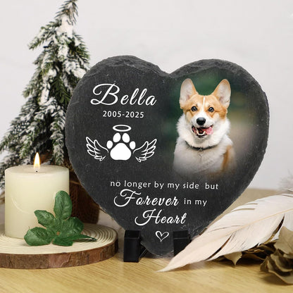 Dog Memorial Gifts for Loss of Dog Cat,Personalized Pet Memorial Stone with Photo Name