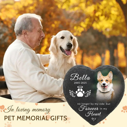 Dog Memorial Gifts for Loss of Dog Cat,Personalized Pet Memorial Stone with Photo Name