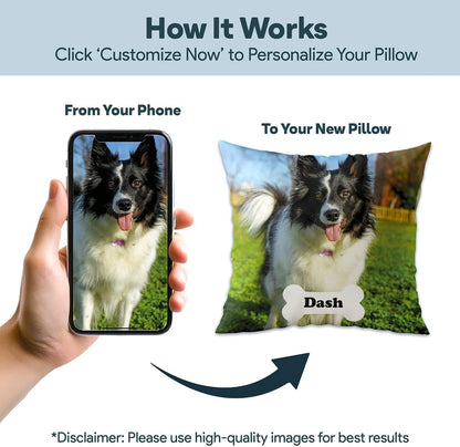Custom Pillow - Personalized Pillows with Pictures or Text