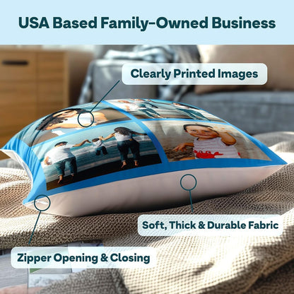Custom Pillow - Personalized Pillows with Pictures or Text