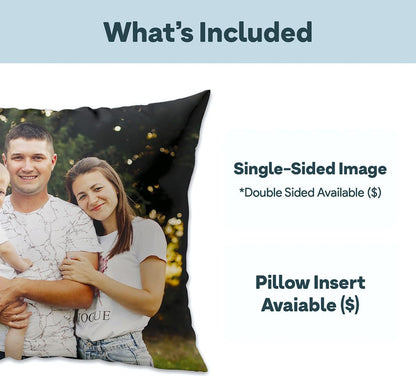 Custom Pillow - Personalized Pillows with Pictures or Text