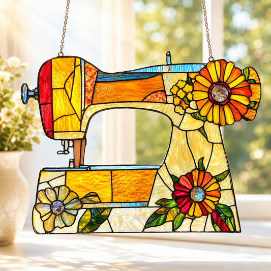 Nähmaschine Acryl-Sonnenfänger – Geschenk für Nähliebhaber