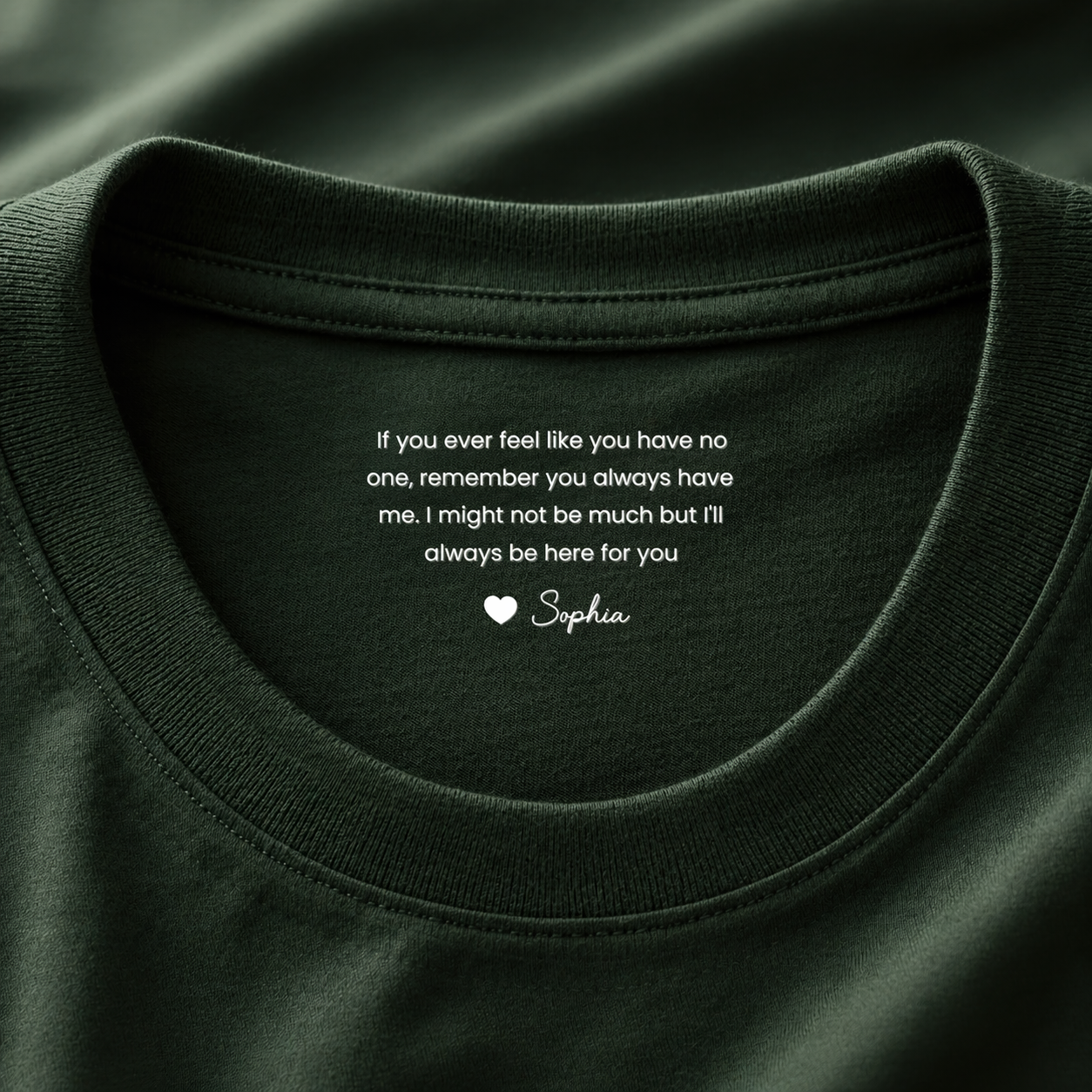 Wenn Worte nicht ausreichen … Sag es mit diesem personalisierten Shirt