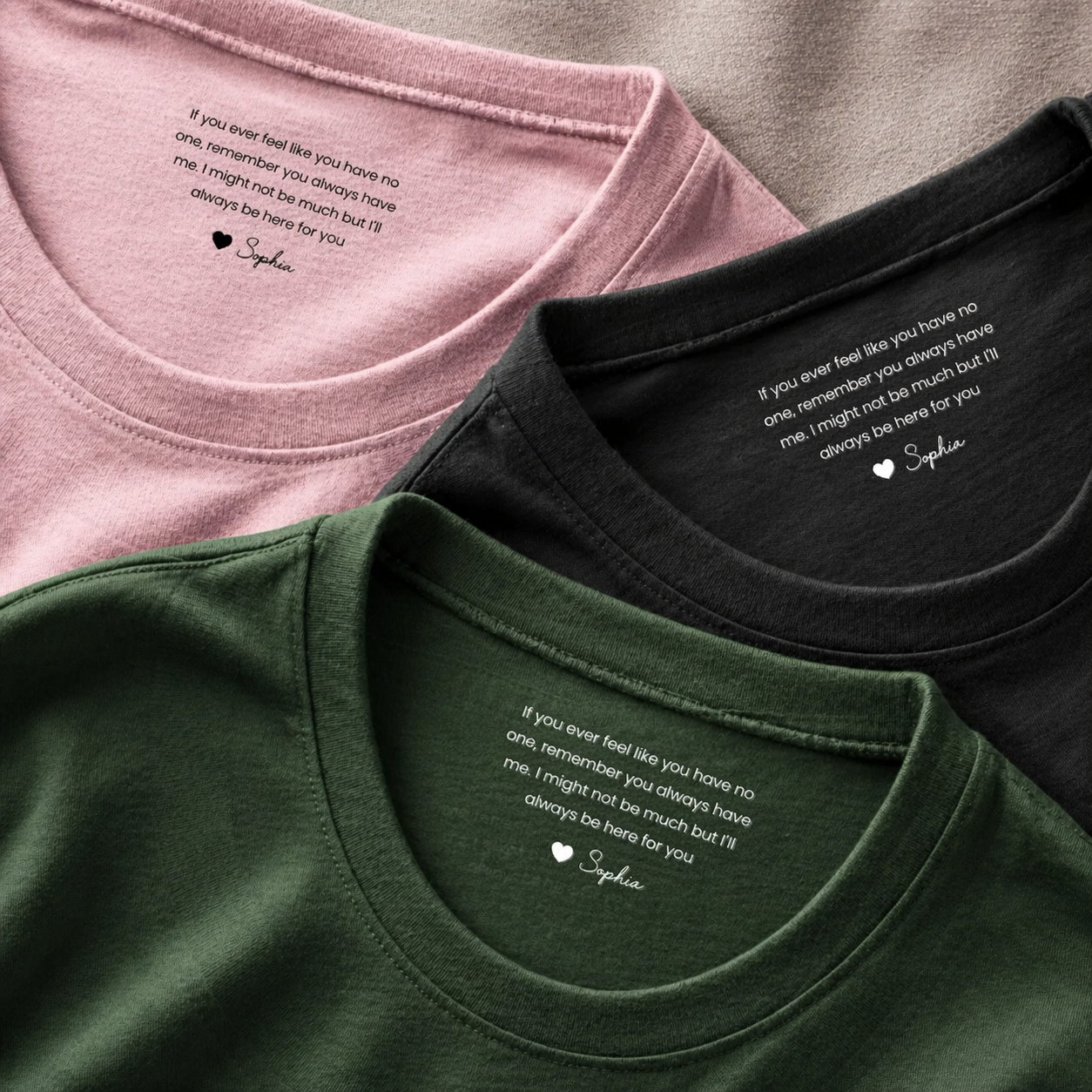 Wenn Worte nicht ausreichen … Sag es mit diesem personalisierten Shirt