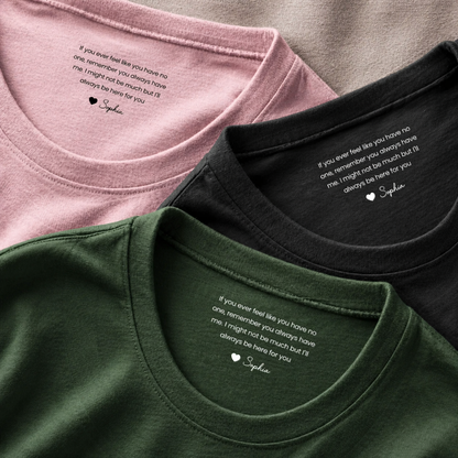 Wenn Worte nicht ausreichen … Sag es mit diesem personalisierten Shirt