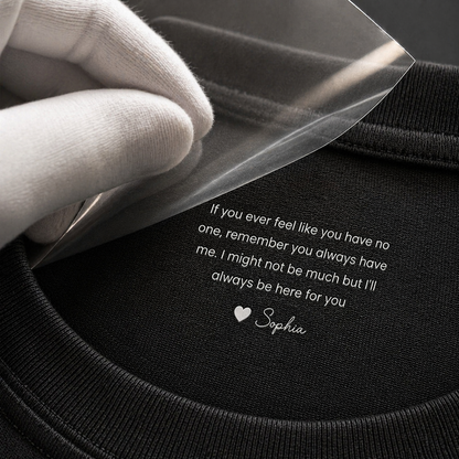 Wenn Worte nicht ausreichen … Sag es mit diesem personalisierten Shirt