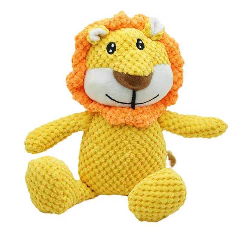 Snuggle Bear Dog Toy – Soft Squeaky Plush with Chew Guard Technology for Tough Chewers & Playtime Fun
