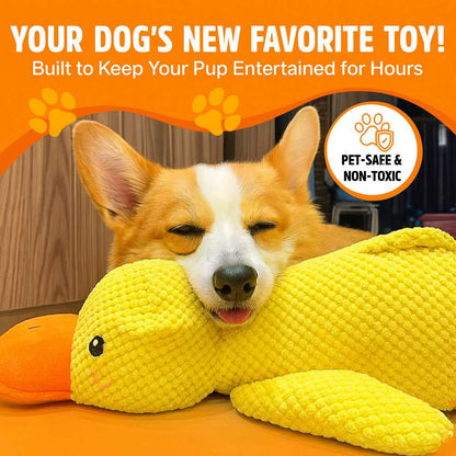 Calming Duck Plush Toy for Dogs
